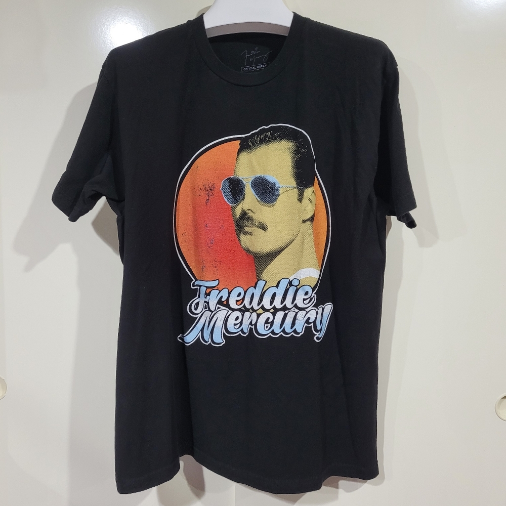 Freddie Mercury Black Graphic T-Shirt